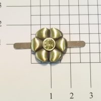 SM 1593 антик сатен + жел страз